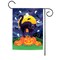 Toland Home Garden Halloween Jack-O-Lantern and Cat Outdoor Garden Flag 18" x 12.5"